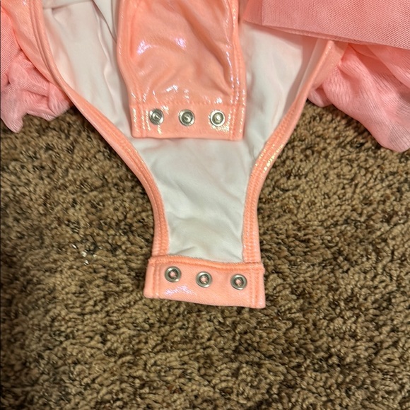 Pink Ruffled Swimsuit - Picture 4 of 5